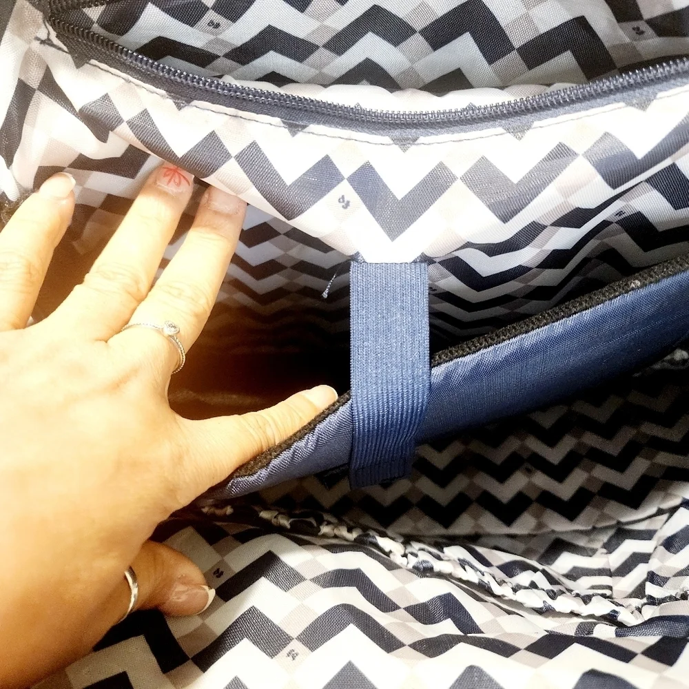 Fisher price Blue Quilted Handbag Diaper bag